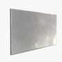 Hanah Home Espejo A331Y Plata 130x62 cm